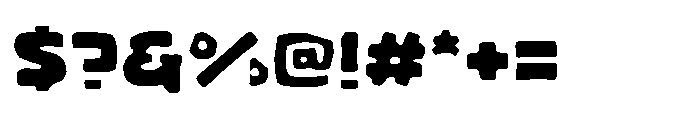 King Rook Rough Font OTHER CHARS
