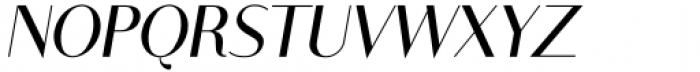 King Sans Italic Font UPPERCASE