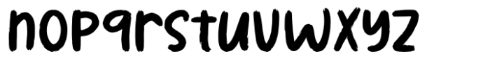 King Trufle Font LOWERCASE