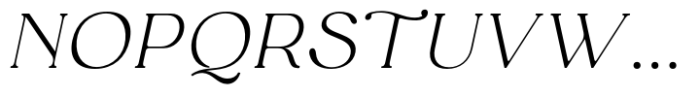 King and Queen Extra Light Italic Font UPPERCASE