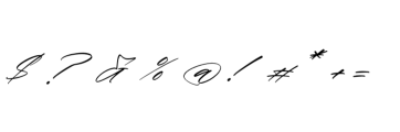 Kingdome Daylight Italic Font OTHER CHARS
