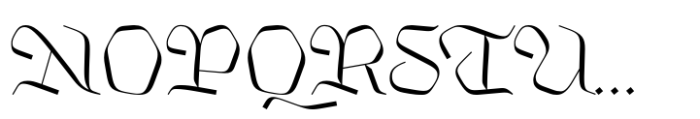 Kingfall Aerial Font UPPERCASE
