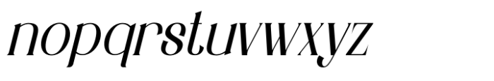 Kingfesh Quaker Italic Font LOWERCASE