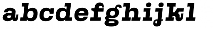 Kinghorn 105 Bold Oblique Font LOWERCASE