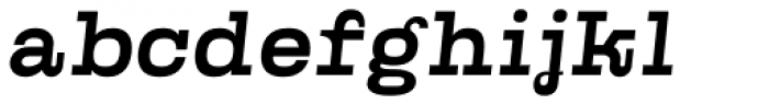 Kinghorn 105 Medium Oblique Font LOWERCASE