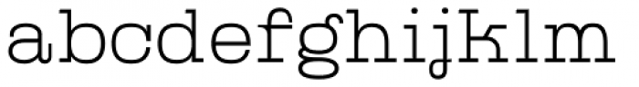 Kinghorn 205 Thin Font LOWERCASE