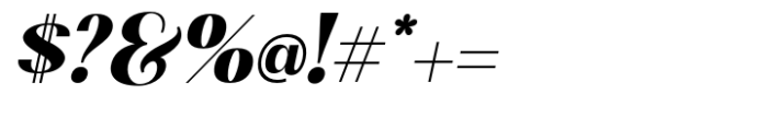 Kingkey Bold Italic Font OTHER CHARS