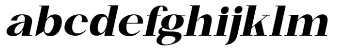 Kingkey Bold Italic Font LOWERCASE