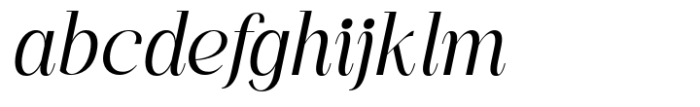 Kingkey Extra Light Italic Neue Font LOWERCASE