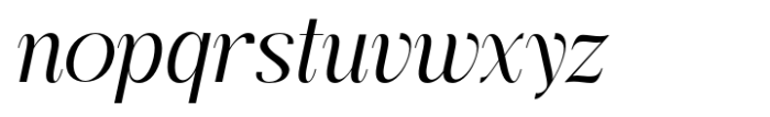 Kingkey Extra Light Italic Neue Font LOWERCASE