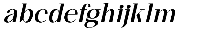 Kingkey Italic Font LOWERCASE