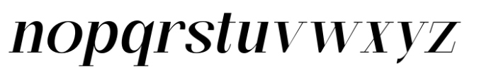 Kingkey Italic Font LOWERCASE