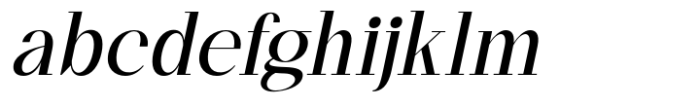 Kingkey Light Italic Font LOWERCASE
