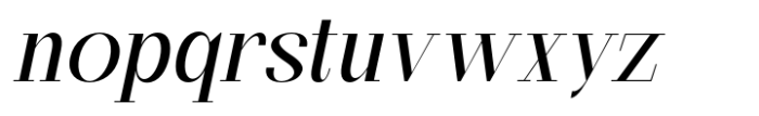 Kingkey Light Italic Font LOWERCASE