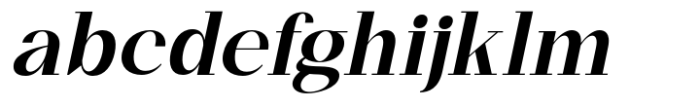 Kingkey Medium Italic Font LOWERCASE