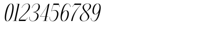 Kingkey Thin Italic Font OTHER CHARS