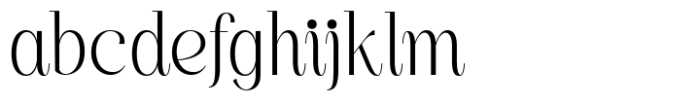 Kingkey Thin Neue Font LOWERCASE