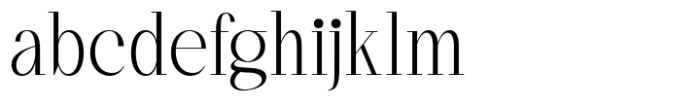 Kingkey Thin Font LOWERCASE