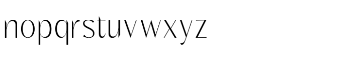 Kingray Quento Regular Font LOWERCASE