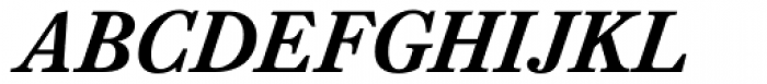 Kings Caslon Text Bold Italic Font UPPERCASE