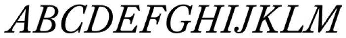 Kings Caslon Text Italic Font UPPERCASE