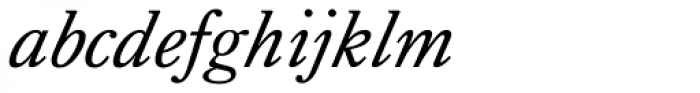 Kings Caslon Text Italic Font LOWERCASE