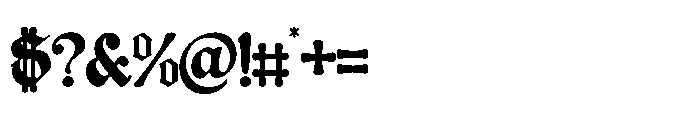 Kings Decree Font OTHER CHARS