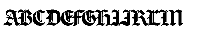 Kings Decree Font UPPERCASE