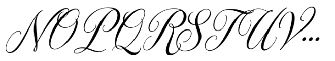 Kingsguard Calligraphy Italic Font UPPERCASE