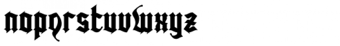 Kingshead Font LOWERCASE