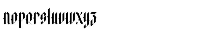 Kingslayer1875 Regular Font LOWERCASE