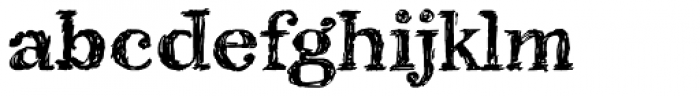 Kingthings Scrybble Pro Font LOWERCASE