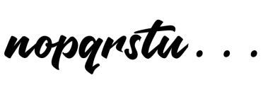 Kington Font LOWERCASE
