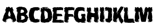 Kinken Font UPPERCASE