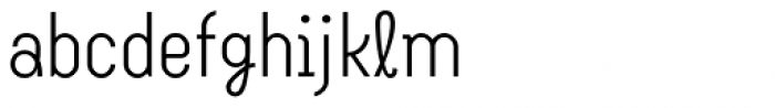 Kinky Light Font LOWERCASE