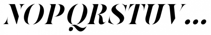 Kinlock Italic Font UPPERCASE