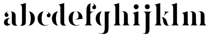 Kinlock Regular Font LOWERCASE