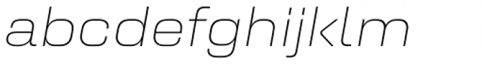 Kinn Extra Light Italic Font LOWERCASE