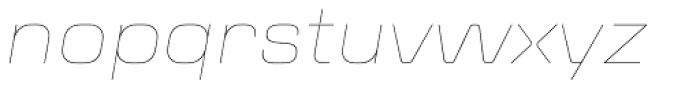 Kinn Thin Italic Font LOWERCASE