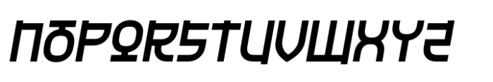 Kinserim Slant Font UPPERCASE