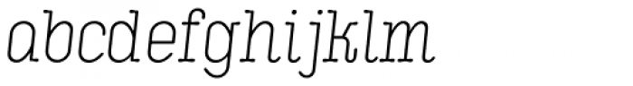 Kinsey Light Italic Font LOWERCASE