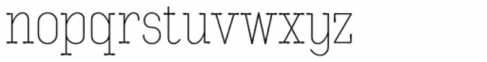 Kinsey Thin Font LOWERCASE
