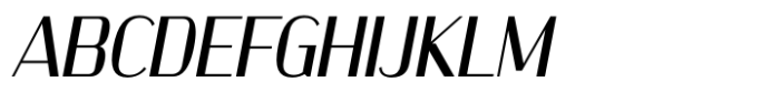 Kinsley Sans Extra Light Italic Font UPPERCASE