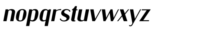 Kinsley Sans Italic Font LOWERCASE