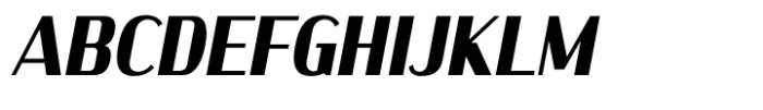 Kinsley Sans Semi Bold Italic Font UPPERCASE