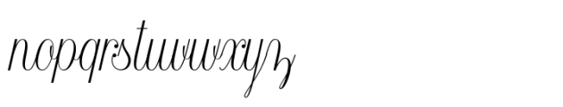 Kintamani Script Font LOWERCASE