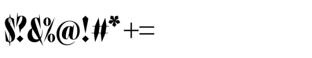Kintaro Black Font OTHER CHARS