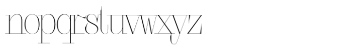 Kintsugi Extra Light Font LOWERCASE