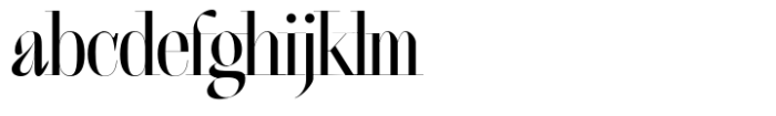 Kintsugi Medium Font LOWERCASE