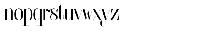 Kintsugi Regular Font LOWERCASE